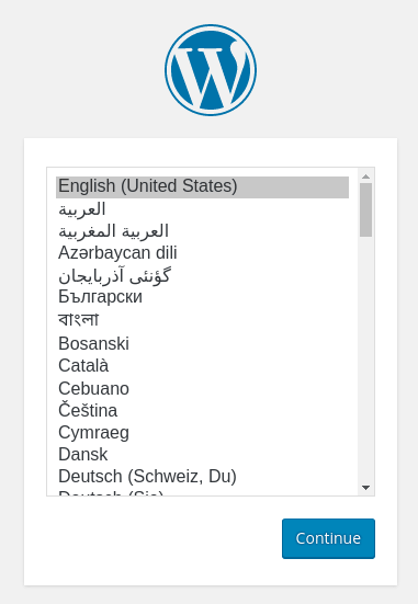 Successful wordpress deployment