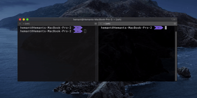 shuttle - vpn over ssh demo in terminal
